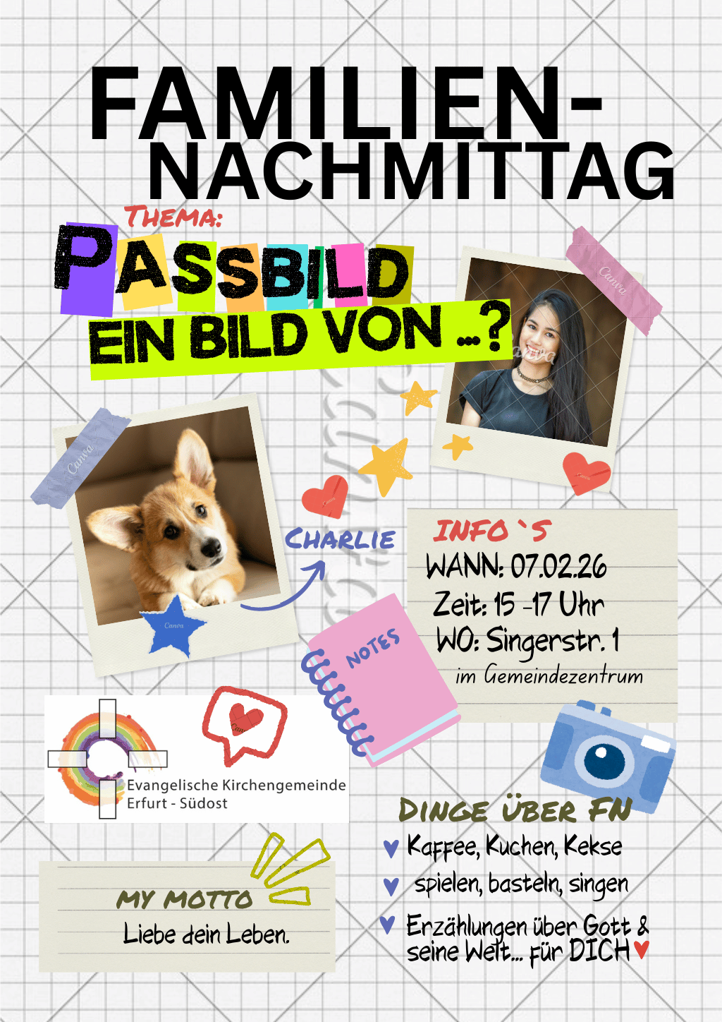 Familiennachmittag 07.02. 15 -17 Uhr